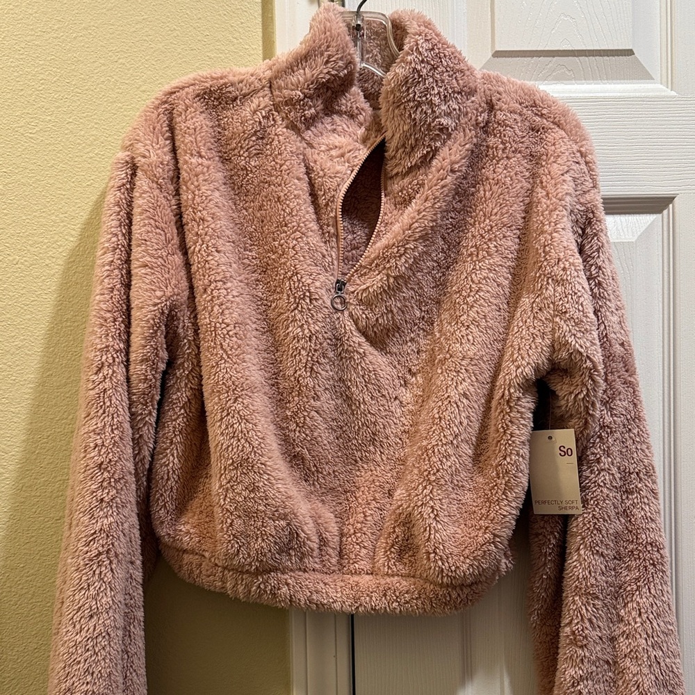 SO Women's Pink Fleece Jacket